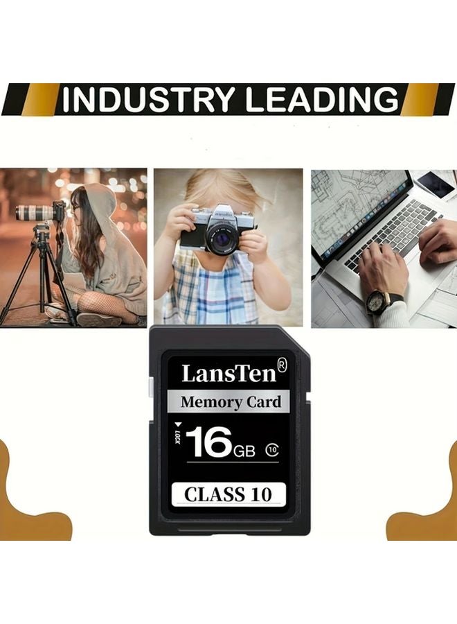 LansTen 16GB High Speed Class 10 Memory Card 4K Video Support For Camera Smartphone - Image 4